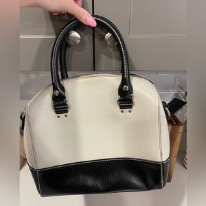 Kate Spade Black and White Medium Sized Handbag!